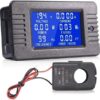 6 in 1 Digital Current Voltmeter PZEM-022 AC 80V-260V 100A Split CT Power Multimeter - MegaEshop.PK