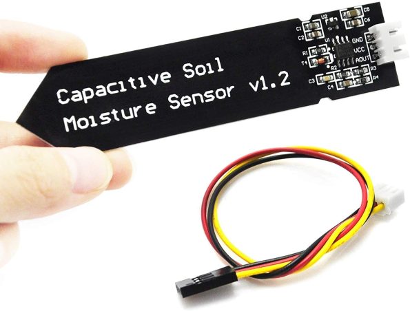 Capacitive magnetic soil moisture sensor