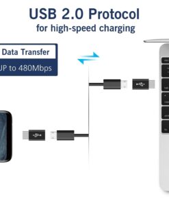 Micro USB to Type-C Adapter Converter Support Fast option
