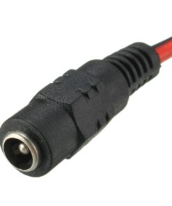 DC 12V Female Power Supply Jack Connector Cable Plug Cord Wire 5.5mm x 2.1mm - MegaEshop.PK