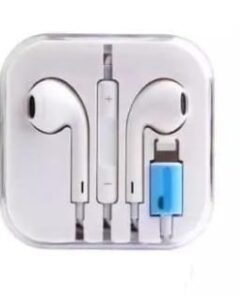 Lightning Wired EarPods Head/EarPhone Handsfree For IPhone 7 8 Plus X - MegaEshop.PK