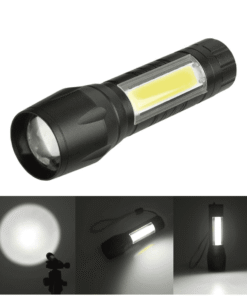 Alternative view of USB Charging Powerful Flashlight MX-511-COB LED Zoomable Flashlight + Battery + box