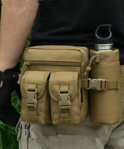 Alternative view of Military Waist Bag and Travel Camping Detachable Water Bottle Holder Waist Pouch Waterproof