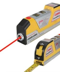 Laser Level Pro 3 Horizontal Vertical Line 8-Foot Measuring Tape