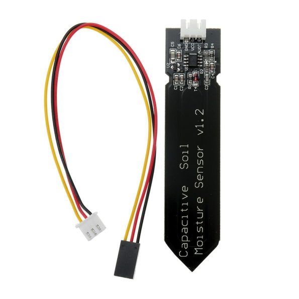 Capacitive magnetic soil moisture sensor