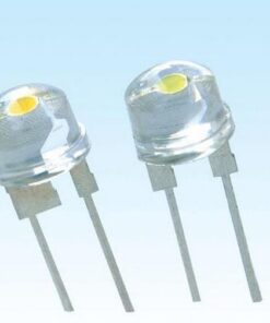 8MM straw hat white 0.5W LED Beads Light Emitting Diode