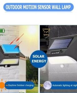 Solar Powered COB LED Wall Light 588 PIR Motion Light