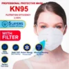KN95 Dust & Pollen Filter Mask Anti-Pollution Respirator Face Mask - MegaEshop.PK