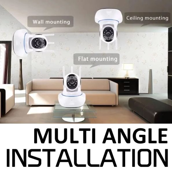 SpeedX HD Wifi IP Camera with LAN Port Security Camera CCTV ...