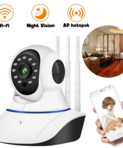 SpeedX HD Wifi IP Camera with LAN Port Security Camera CCTV Surveillance Cam V380 Pro with Audio