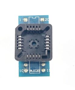 PLCC20 to DIP20 Program IC Test Socket Universal Power Adapter Converter Module - MegaEshop.PK