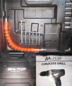 BNKTOP Double Battery 21v Variable Electric Drill Machine Cordless Rechargeable - MegaEshop.PK