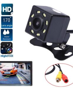Car Rear View Camera Waterproof HD 4/8/12 LED Night Vision Car Camera 170? Wide Angle