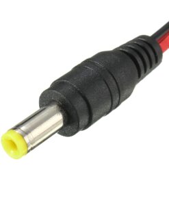 DC 12V Male Power Supply Jack Connector Cable Plug Cord Wire 5.5mm x 2.1mm - MegaEshop.PK