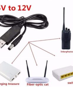 power bank modem cable 5v to 12v