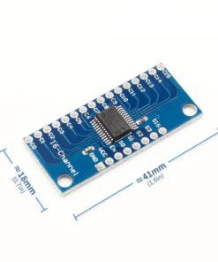 Alternative view of CD74HC4067 16-Channel Analog Digital Multiplexer Breakout Board