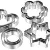 PACK OF 4 Cookie Cutter Mold Stainless Steel - MegaEshop.PK