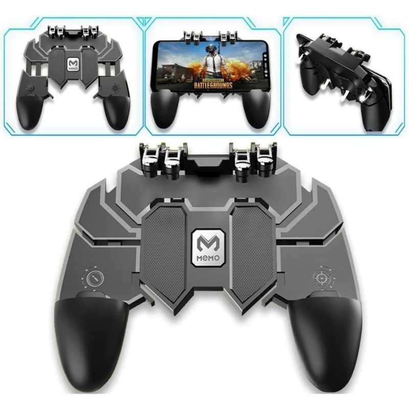 AK66 Mobile Game Controller Trigger Six Finger All-in-one Joystick ...