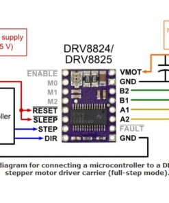 DRV8825 STEPPER MOTOR DRIVER FOR 3D PRINTER + heat sink - MegaEshop.PK