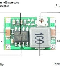 Mini 360 DC Buck Converter Step Down LM2596 Module 2A Mini 360 DC Buck Converter Step Down LM2596 Module 2A - MegaEshop.PK