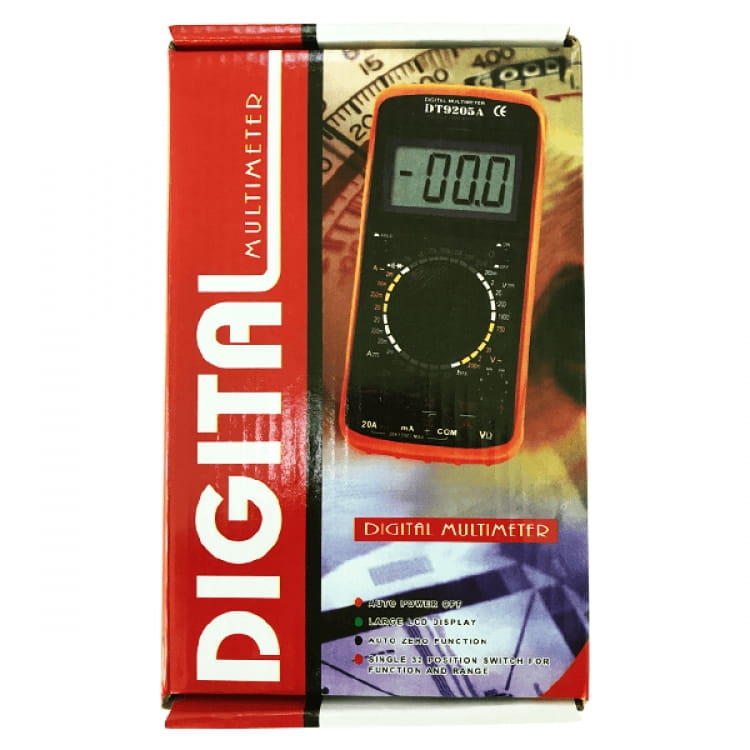 DT9205A Digital Multimeter AC/DC Voltmeter Ammeter Resistance Capacitance Meter Tester Tool dt9205a meter