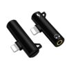 Lightning to 3.5mm Aux Earphone Jack Charge Adapter Cable for iPhone - MegaEshop.PK