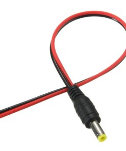 DC 12V Male Power Supply Jack Connector Cable Plug Cord Wire 5.5mm x 2.1mm - MegaEshop.PK