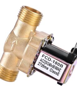 220V Electric Solenoid Valve Magnetic DC N/C Water Air Inlet Flow Switch 1/2"