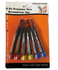 SCREWDRIVER SET PRECISION TORX 6PCS FH-8005