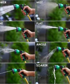 Water Spray Gun for Wash | 8 in1 Nozzle Water Spray gun for Garden & Car Wash - MegaEshop.PK