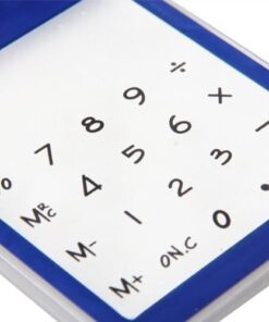 Transparent touch screen eight digit solar calculator - MegaEshop.PK