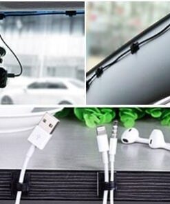 Adhesive Car Cable Clips Cable Winder Organizer Wire Management Drop Cord Clamp Tie Fixer Holder Desk Wall Adhesive Car Cable Clips Cable Winder Organizer Wire Management Drop Cord Clamp Tie Fixer Holder Desk Wall - MegaEshop.PK