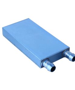 Alternative view of 40*80*12mm Aluminium Water Cooling Liquid Cooler Heatsink Block For CPU Blue