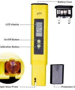 Digital PH Meter Pen with LCD Tester accuracy 0.01 Aquarium Pool Water Wine Urine - MegaEshop.PK