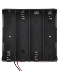 18650 Battery Case Storage Box Case Plastic Holder for 4 x 18650 Batteries - MegaEshop.PK