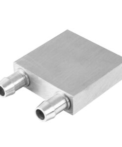 40*40mm Aluminum Water Cooling Block for Liquid Water Cooler Heat Sink System Silver Use For PC,Laptop CPU - MegaEshop.PK
