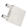 40*40mm Aluminum Water Cooling Block for Liquid Water Cooler Heat Sink System Silver Use For PC,Laptop CPU - MegaEshop.PK