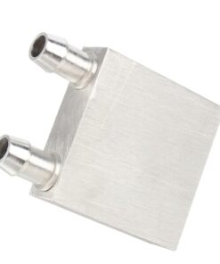 40*40mm Aluminum Water Cooling Block for Liquid Water Cooler Heat Sink System Silver Use For PC,Laptop CPU
