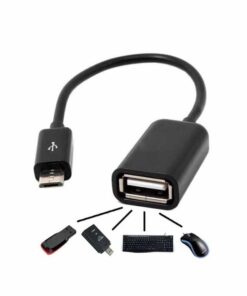 Alternative view of Micro usb OTG cable USB Adapter Android phone