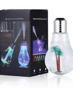Ultrasonic Bulb Shaped Air Humidifier LED USB Aroma Air Humidifier for Home