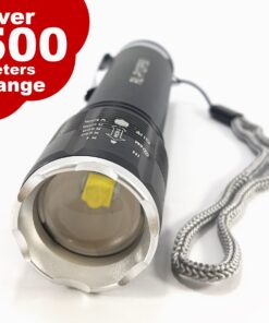 HX-P50 BX-P12 rechargeable 500 meter range led torch light - MegaEshop.PK