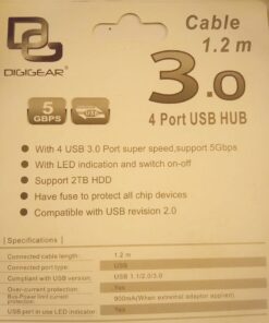 USB Hub Switch 4 Port USB Hub 3.0 with Switch 5 Gbps - MegaEshop.PK