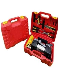 Imported Double Cylinder Air Inflator Portable 12 volt Electric Car Air Compressor Tyre - MegaEshop.PK