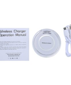 Alternative view of FANTASY Wireless charger Q7 5V 1A OUTPUT QI STANDARD ULTRA-THIN WITH CHARGING INDICATOR, SUPPORT QI STANDARD PHONES