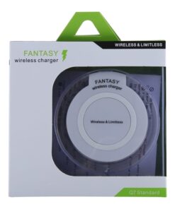 FANTASY Wireless charger Q7 5V 1A OUTPUT QI STANDARD ULTRA-THIN WITH CHARGING INDICATOR, SUPPORT QI STANDARD PHONES