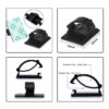Adhesive Car Cable Clips Cable Winder Organizer Wire Management Drop Cord Clamp Tie Fixer Holder Desk Wall - MegaEshop.PK