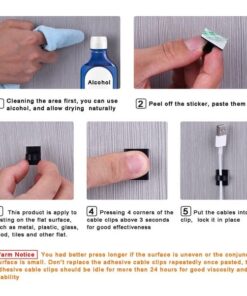 Adhesive Car Cable Clips Cable Winder Organizer Wire Management Drop Cord Clamp Tie Fixer Holder Desk Wall mini