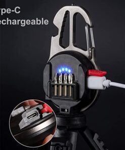 Keychain Flashlights, 7 Light Modes Portable Small LED Keychain Light Waterproof Flashlights - MegaEshop.PK