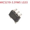 MIC5219-3.3 5219 3.3 LG33 LDO MIC5219 3.3v sot23-5 5Pin Low Dropout Voltage Regulator - MegaEshop.PK