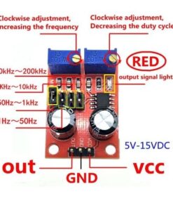 NE555 Pulse Frequency Duty Cycle Adjustable Module Square Wave Signal Generator - MegaEshop.PK